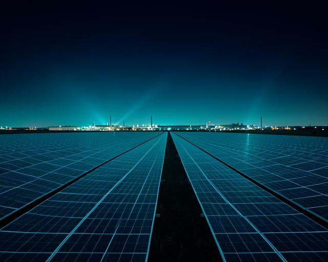 Solar farm + industrial park